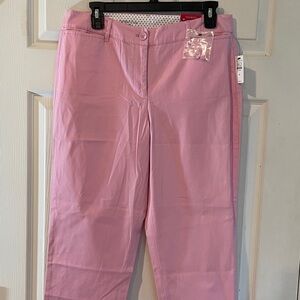 Talbots Size 8  Light Pink Cropped Pants